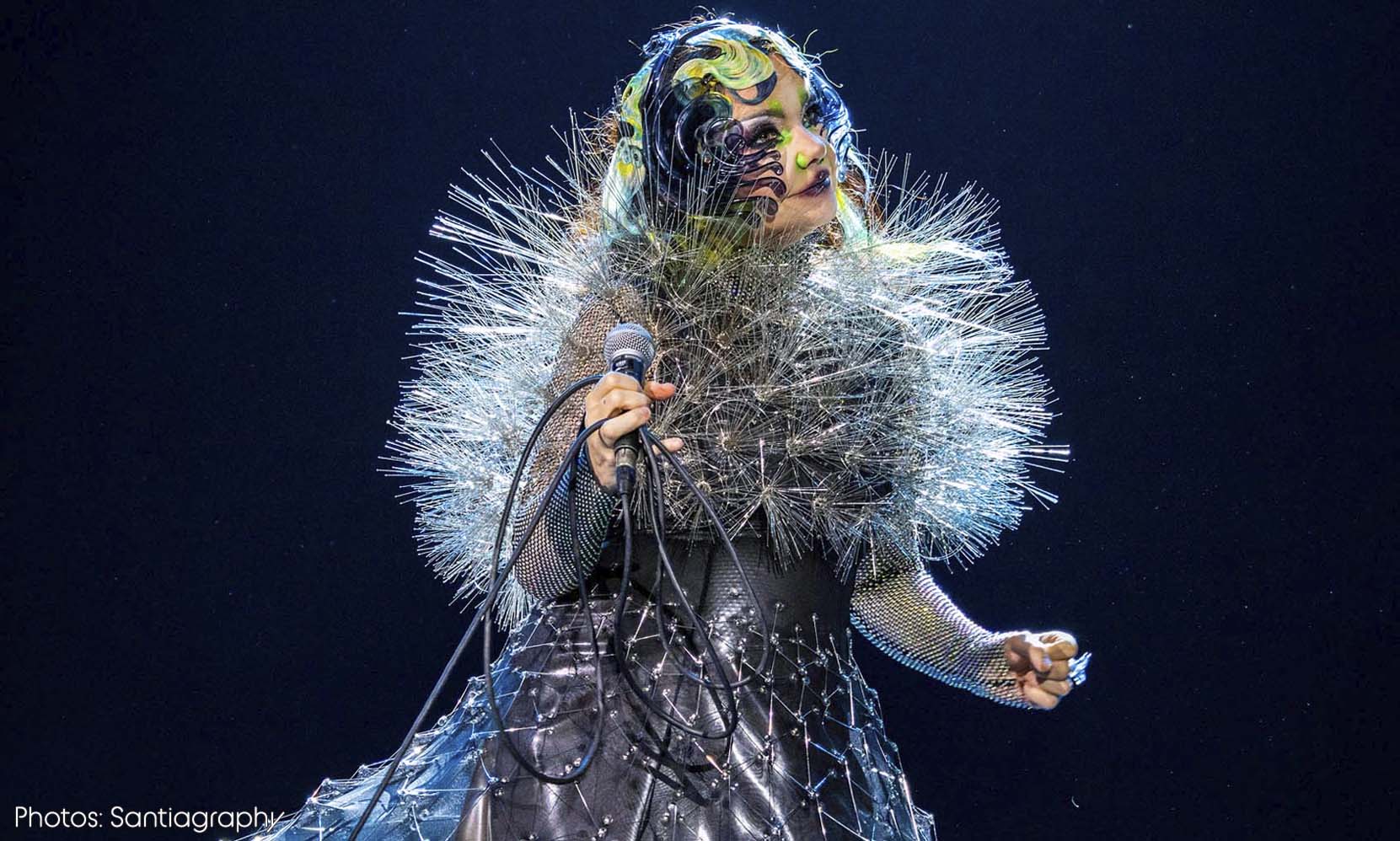 Björk during Coachella Weekend 1 was incredible! The Heart Sounds